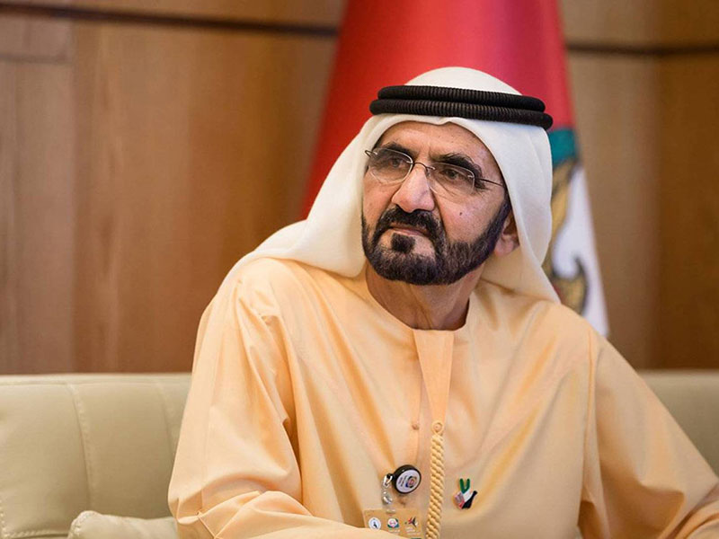 محمد بن راشد يعزي الشعب البحريني والخليجي في وفاة عيسى آل خليفة
